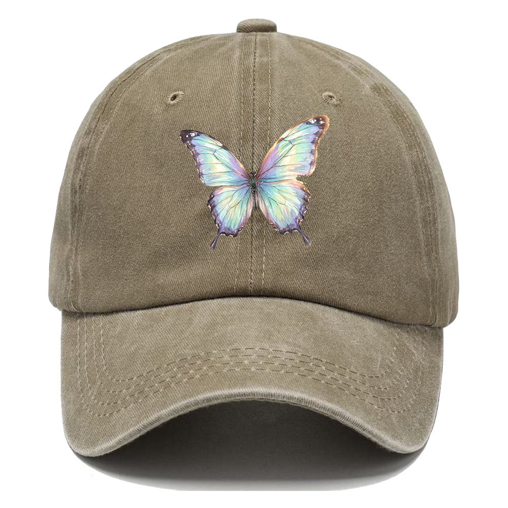 Iridescent Watercolor Butterfly Classic Cap