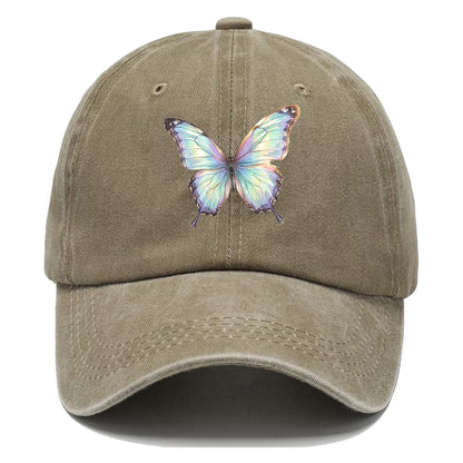 Iridescent Watercolor Butterfly Classic Cap