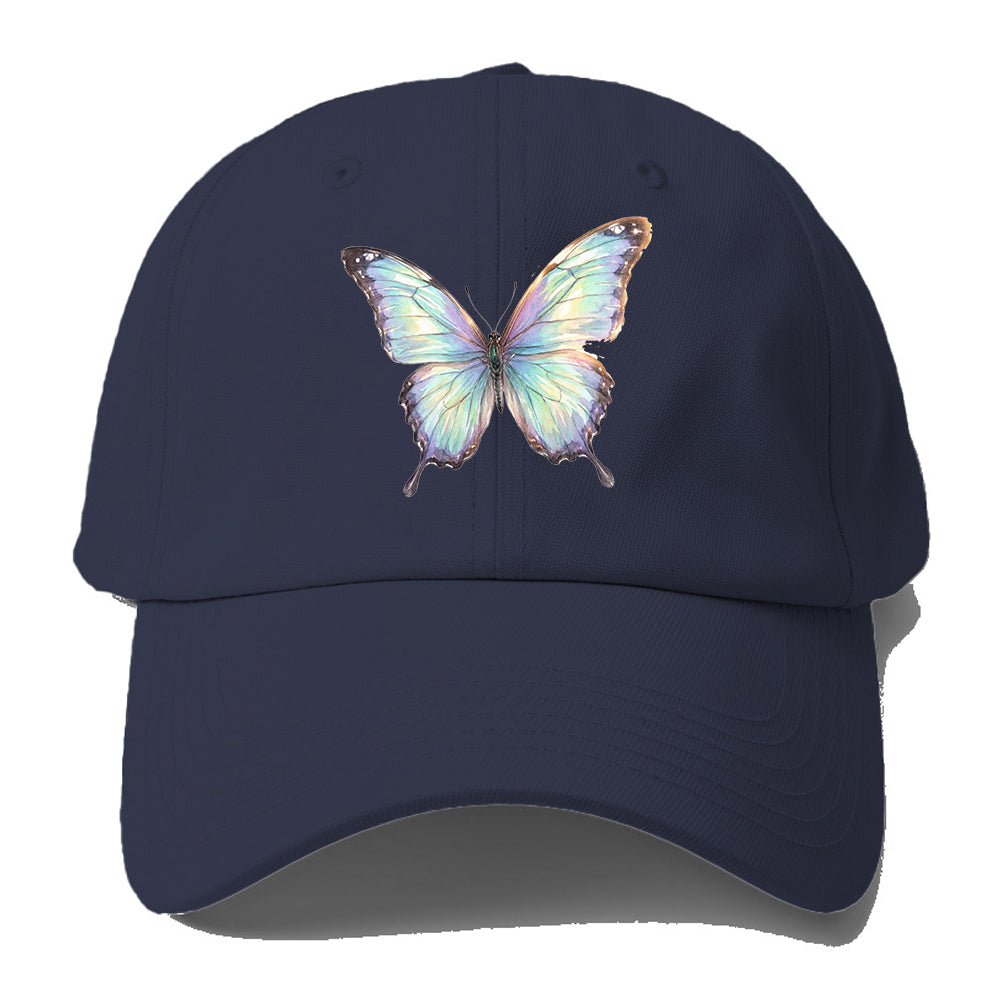 Iridescent Watercolor Butterfly Baseball Cap