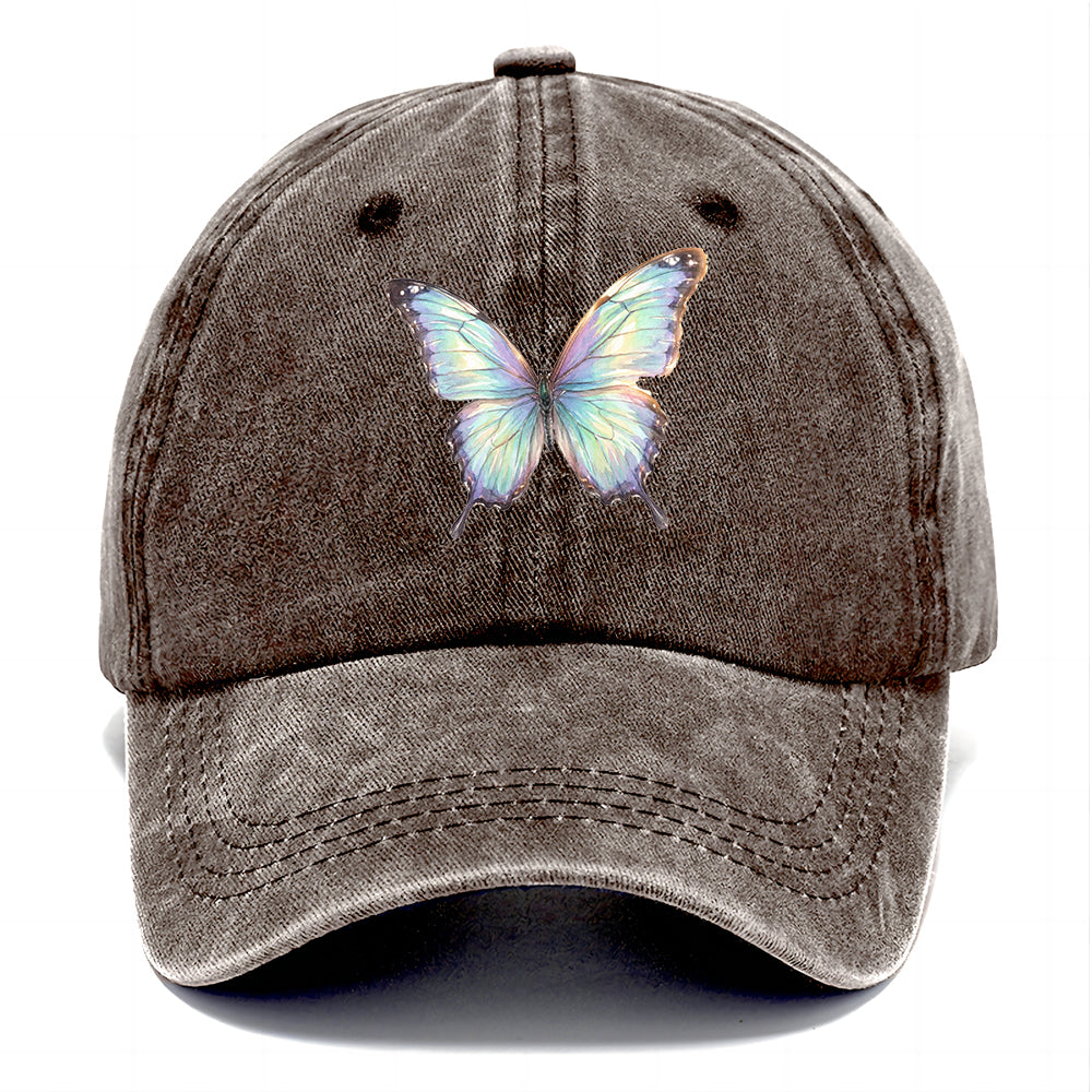 Iridescent Watercolor Butterfly Classic Cap