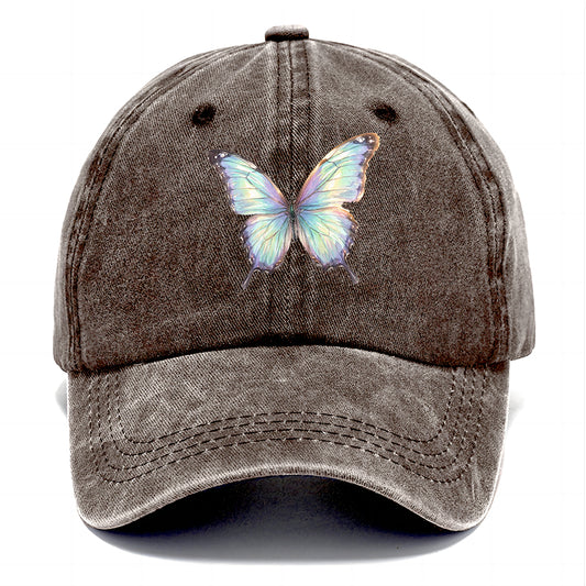 Iridescent Watercolor Butterfly Classic Cap