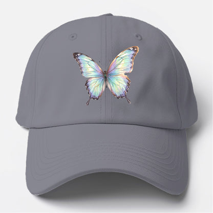 Iridescent Watercolor Butterfly Baseball Cap