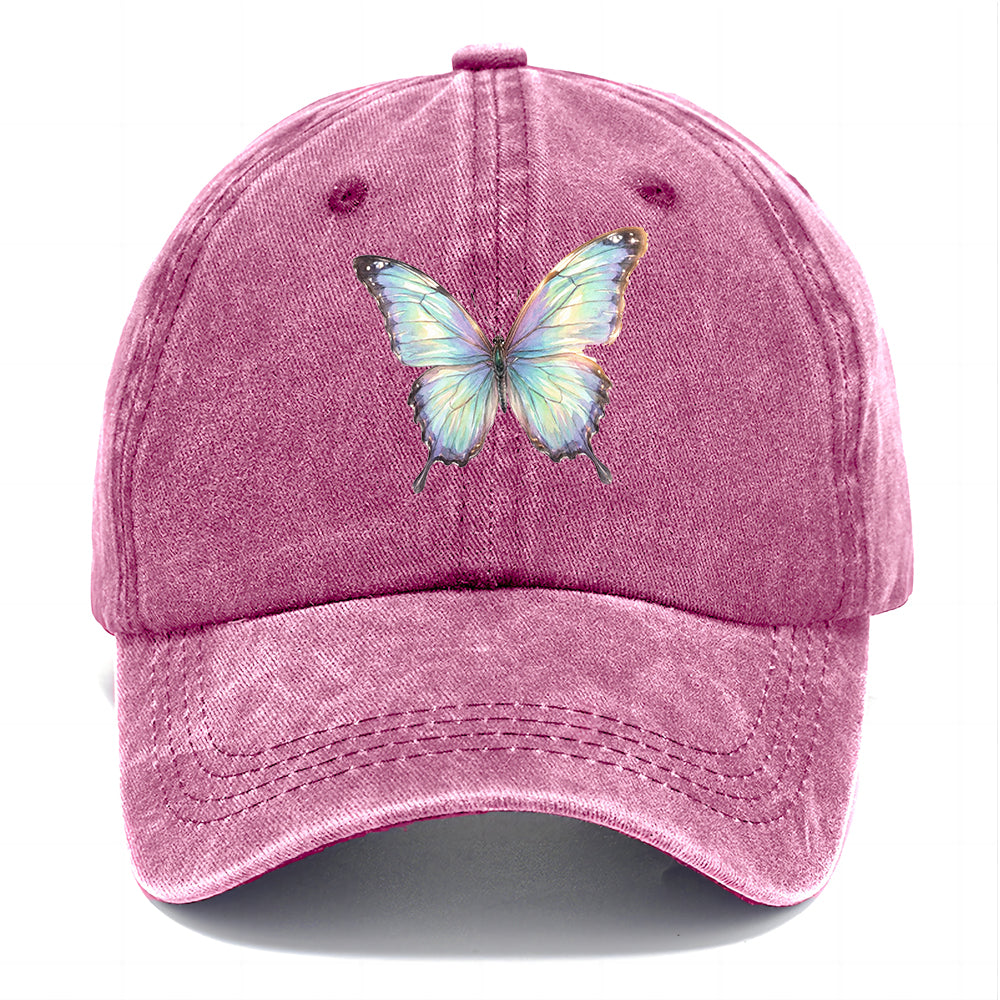 Iridescent Watercolor Butterfly Classic Cap