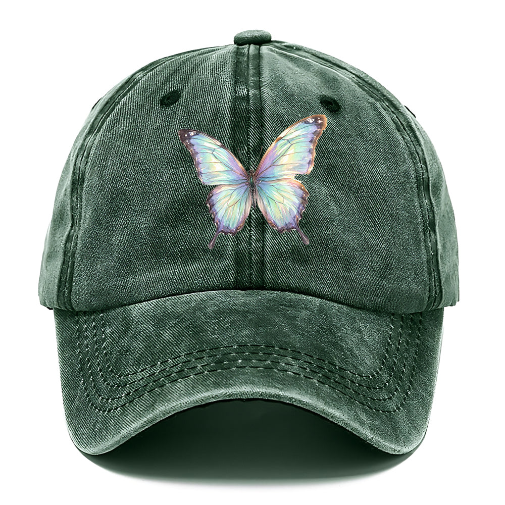 Iridescent Watercolor Butterfly Classic Cap