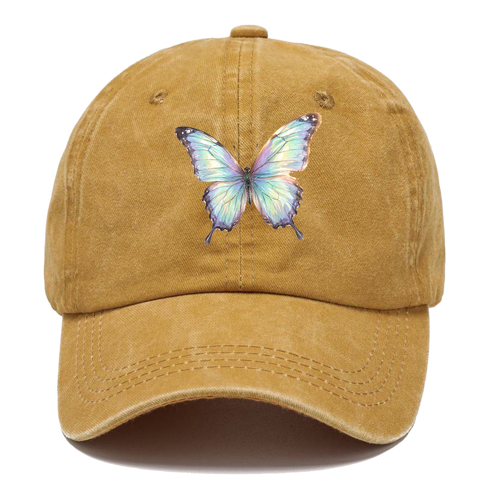 Iridescent Watercolor Butterfly Classic Cap