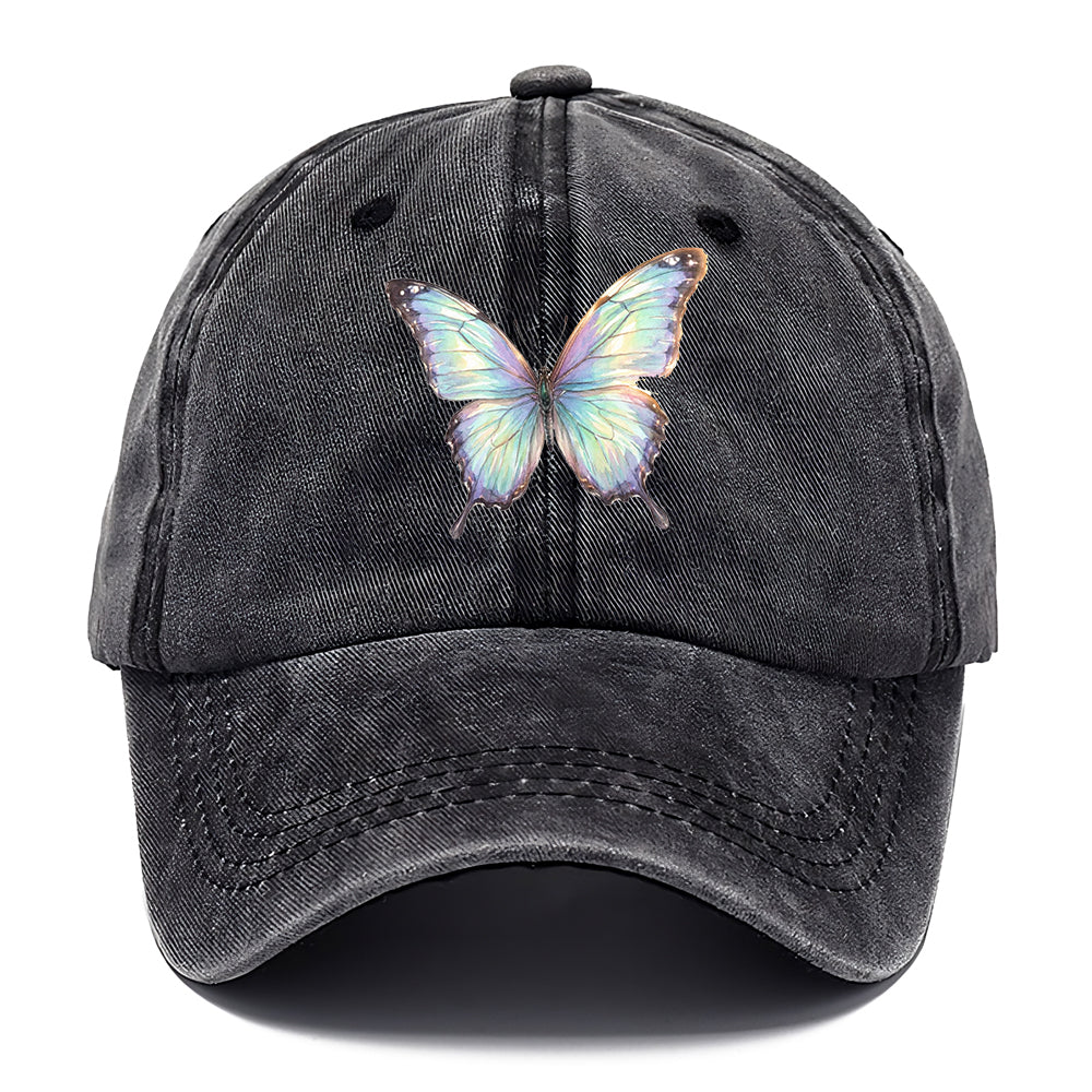 Iridescent Watercolor Butterfly Classic Cap