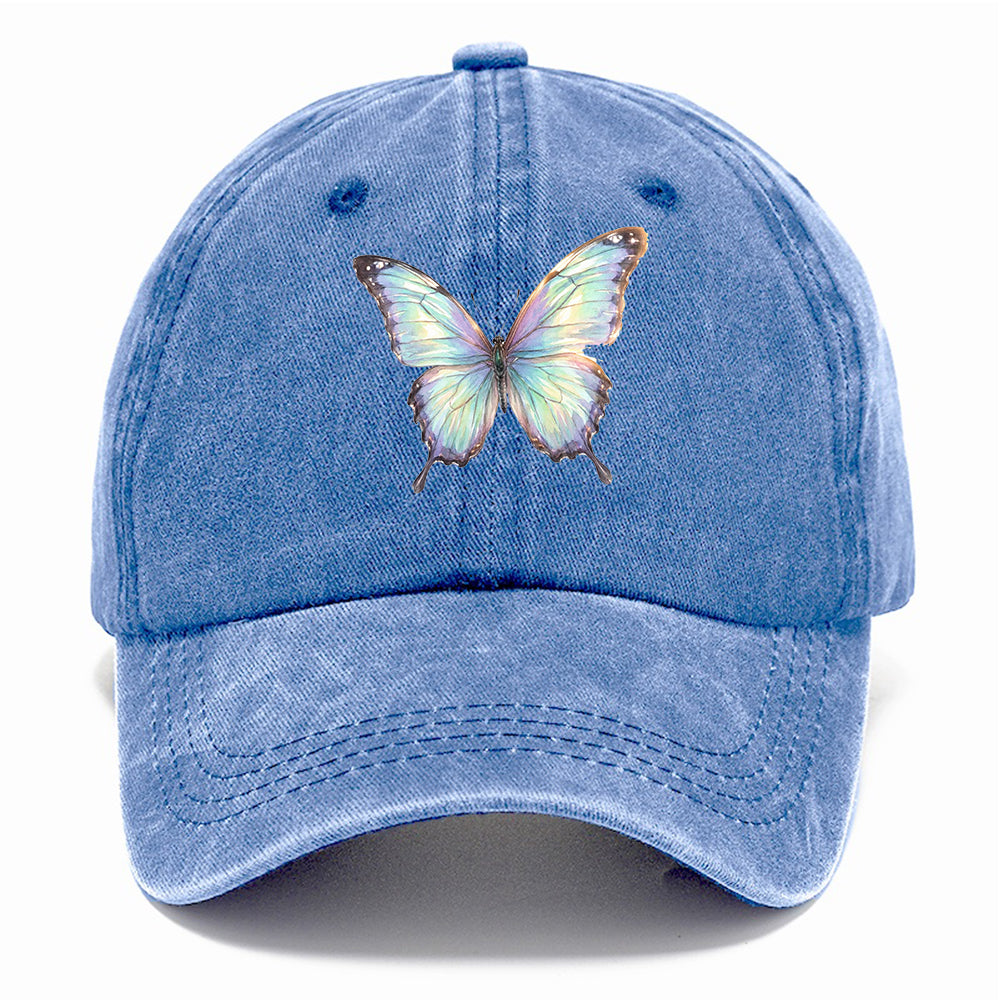 Iridescent Watercolor Butterfly Classic Cap