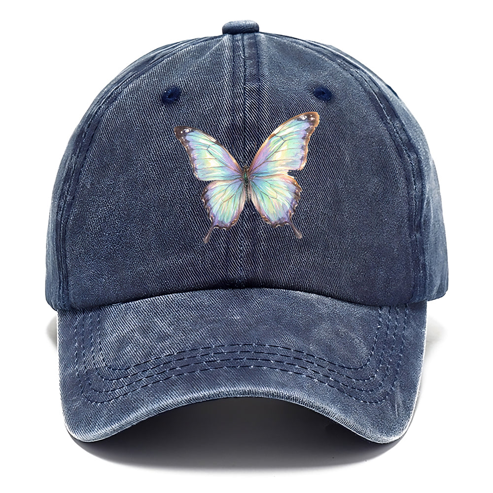 Iridescent Watercolor Butterfly Classic Cap
