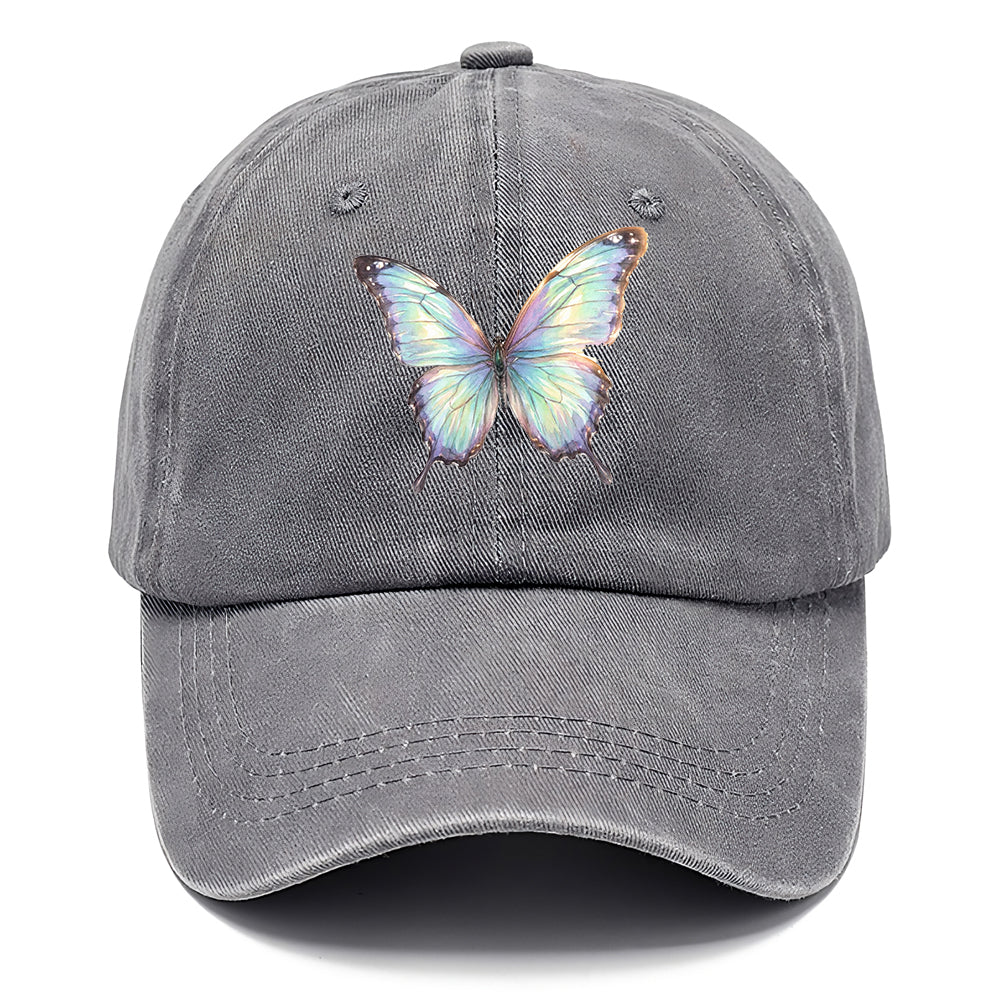 Iridescent Watercolor Butterfly Classic Cap