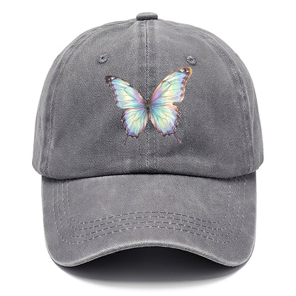 Iridescent Watercolor Butterfly Classic Cap