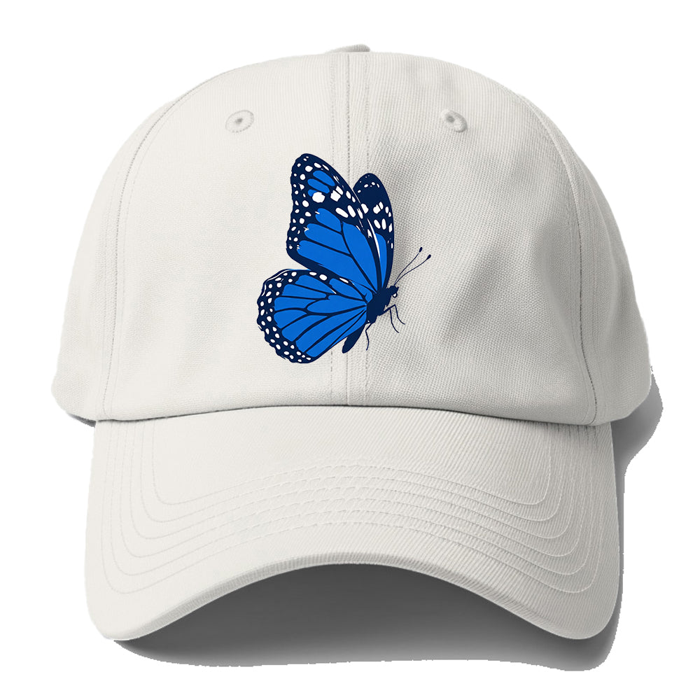 Blue Monarch Silhouette Baseball Cap