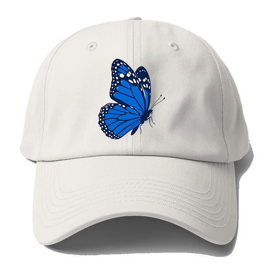 Blue Monarch Silhouette Baseball Cap