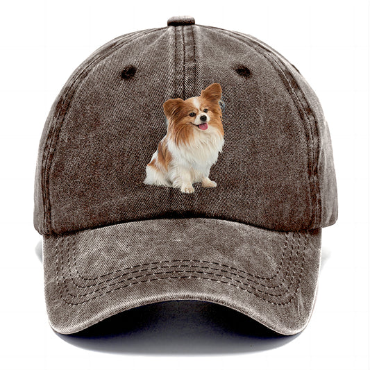 Papillon Cute Dog Classic Cap