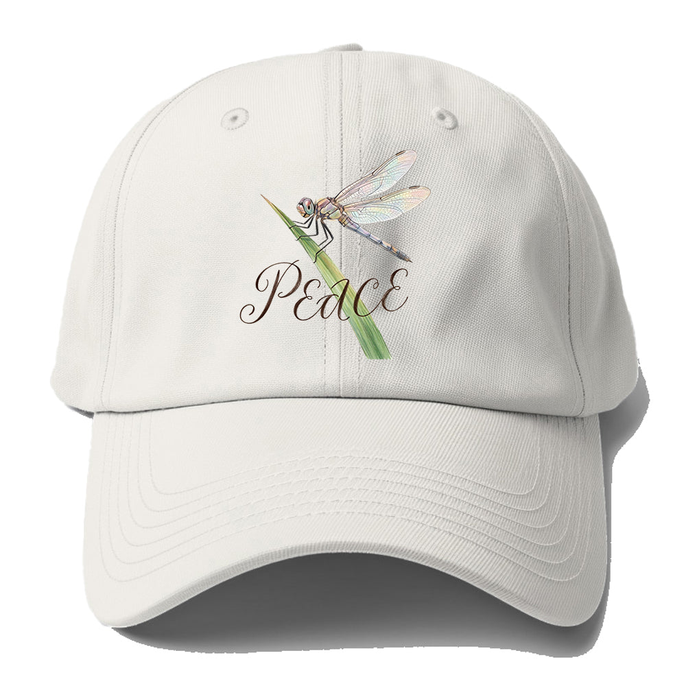 Peace Dragonfly Watercolor Baseball Cap