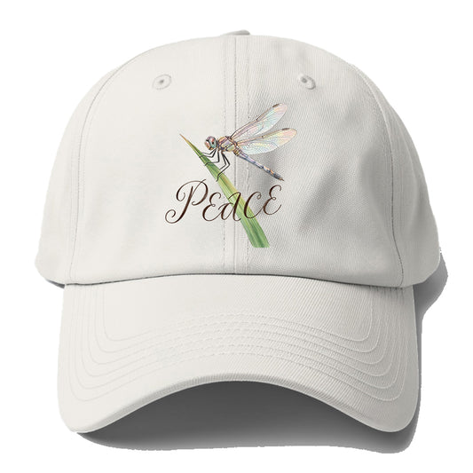Peace Dragonfly Watercolor Baseball Cap