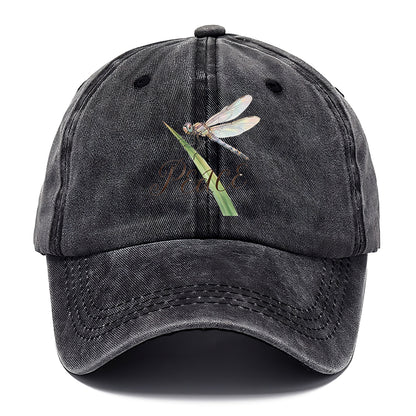 Peace Dragonfly Watercolor Classic Cap
