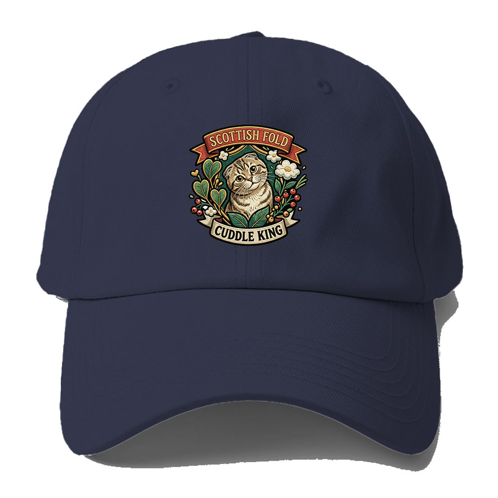 Scottish Fold King Baseball Cap