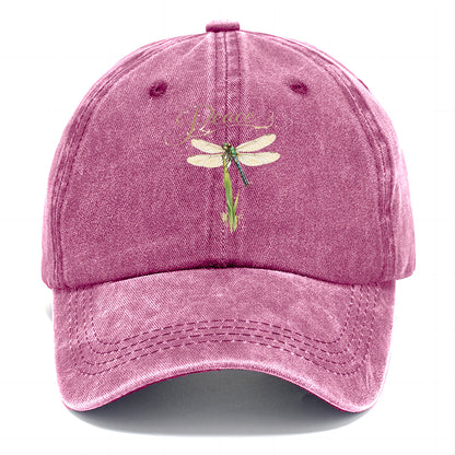 Peace Dragonfly Grass Classic Cap