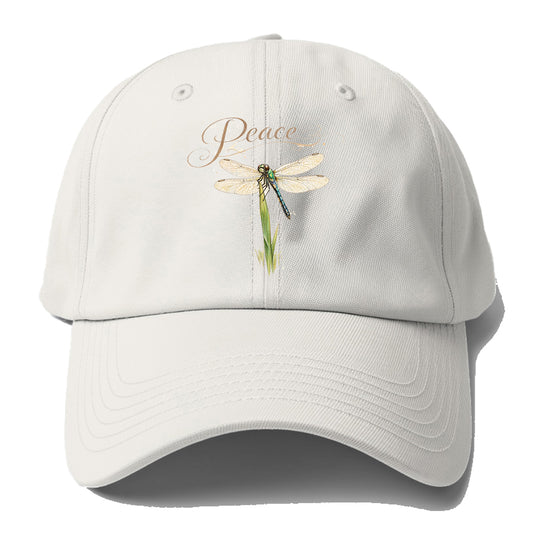 Peace Dragonfly Grass Baseball Cap