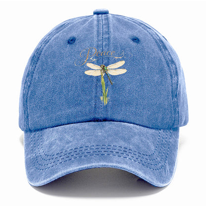 Peace Dragonfly Grass Classic Cap