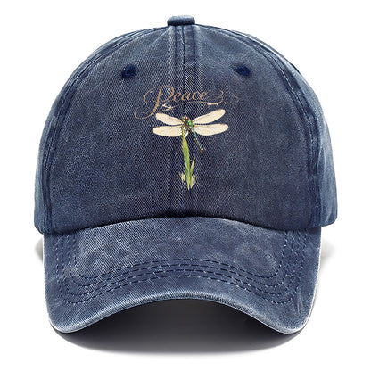 Peace Dragonfly Grass Classic Cap