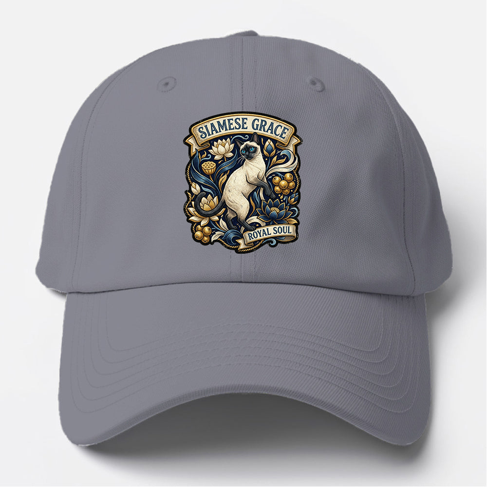 Siamese Grace Royal Baseball Cap
