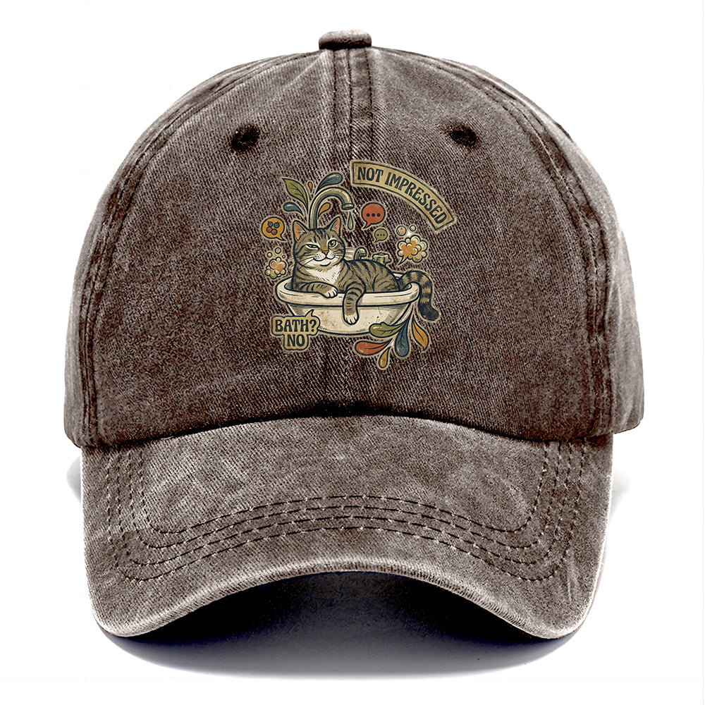 Not Impressed Bath Classic Cap