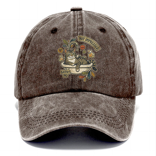 Not Impressed Bath Classic Cap