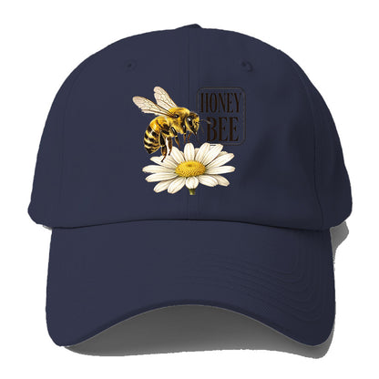 Honey Bee Daisy Baseball Cap