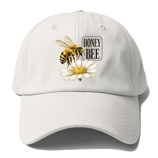 Honey Bee Daisy Baseball Cap