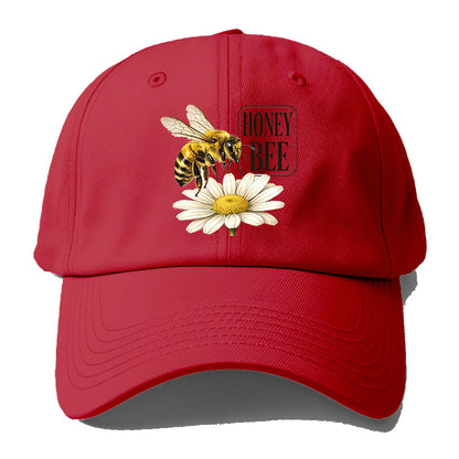 Honey Bee Daisy Baseball Cap