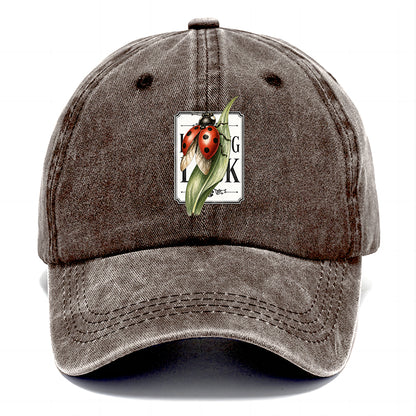 Ladybug Green Leaf Classic Cap