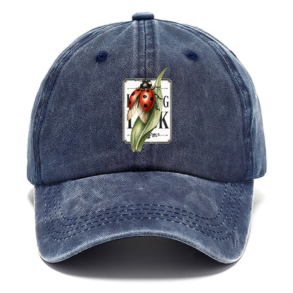 Ladybug Green Leaf Classic Cap