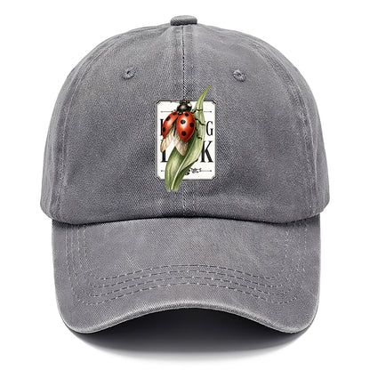 Ladybug Green Leaf Classic Cap