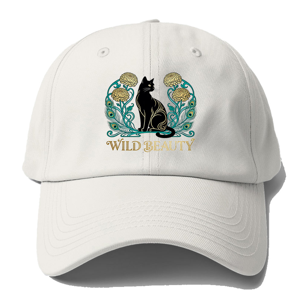 Wild Beauty Black Cat Baseball Cap