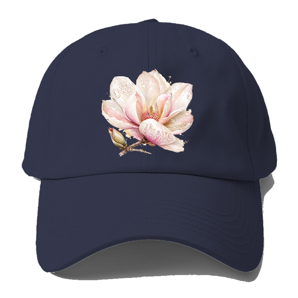 Dew Pearl Magnolia Baseball Cap