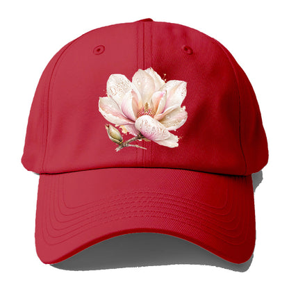 Dew Pearl Magnolia Baseball Cap