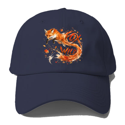 Wild Fox Autumn Baseball Cap