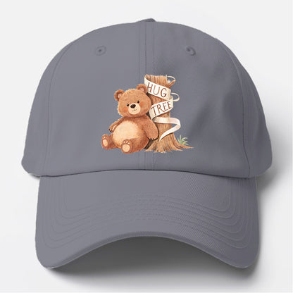 Hug Tree Bear Baseball Cap