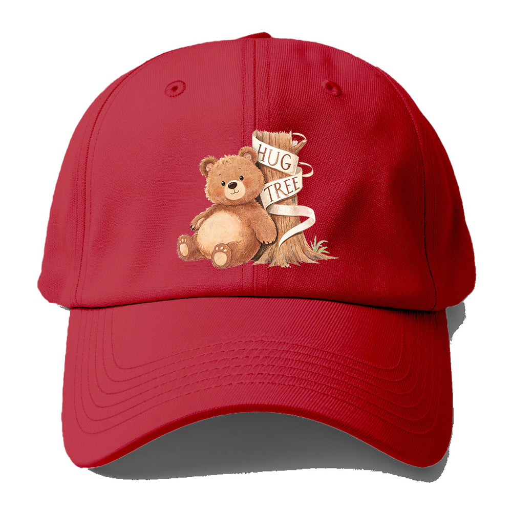 Hug Tree Bear Baseball Cap