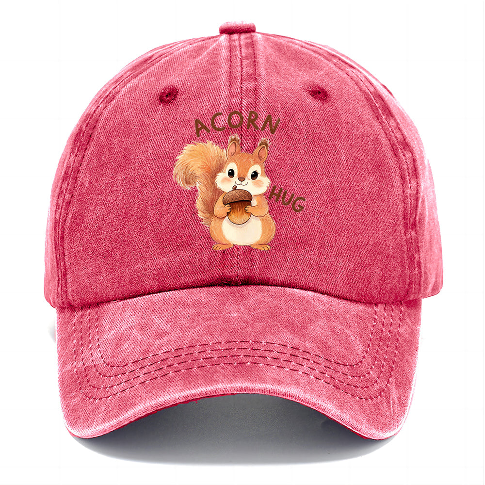 Acorn Hug Squirrel Classic Cap