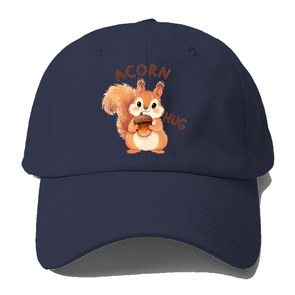 Acorn Hug Squirrel Baseball Cap
