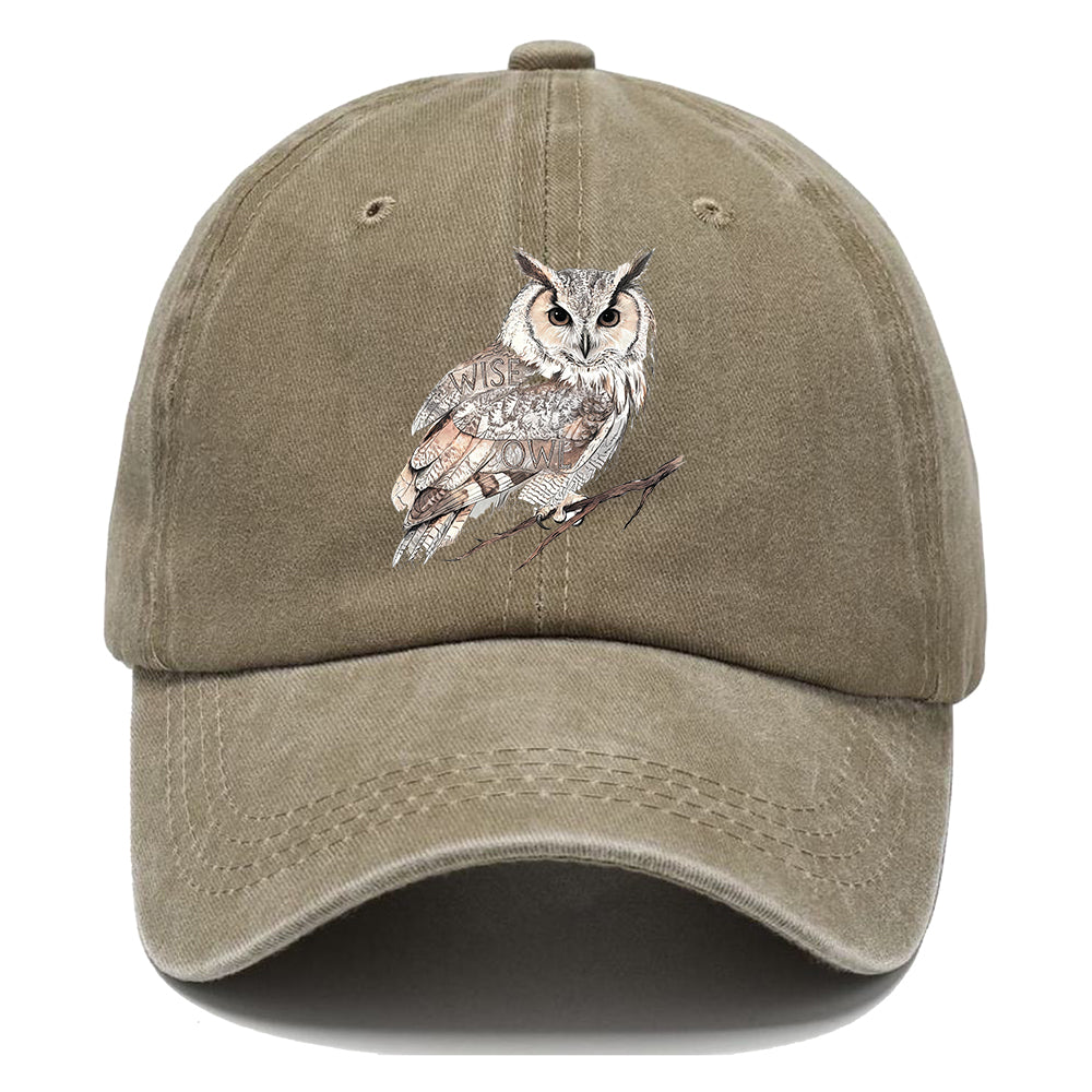 Wise Owl Sketch Classic Cap