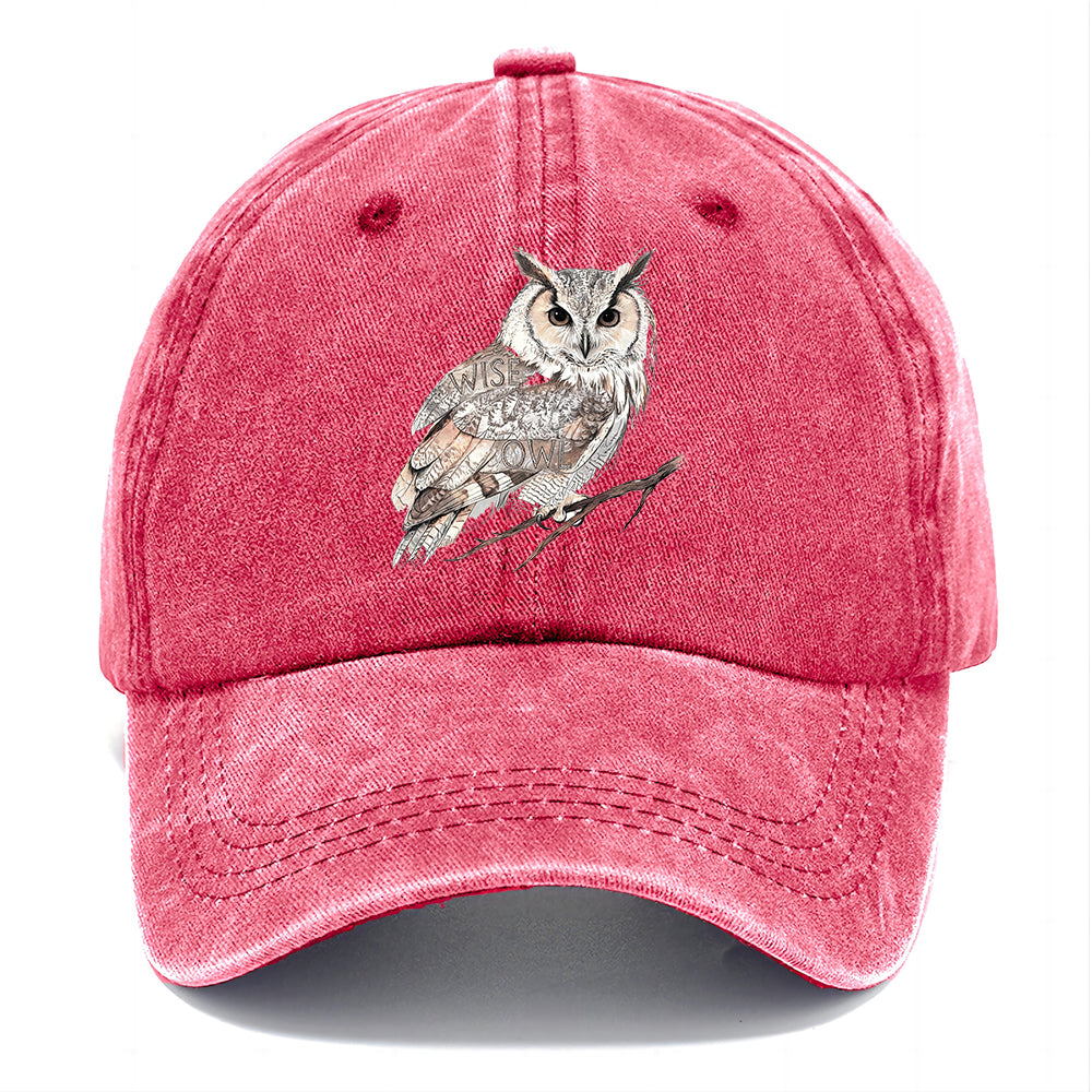 Wise Owl Sketch Classic Cap