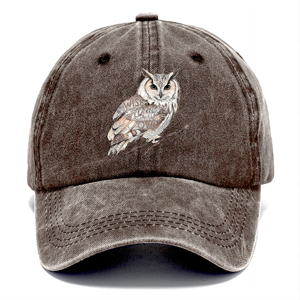 Wise Owl Sketch Classic Cap