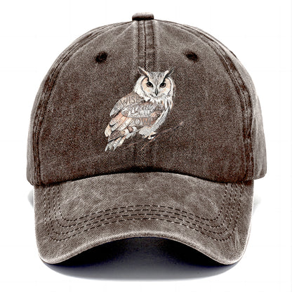 Wise Owl Sketch Classic Cap