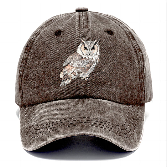 Wise Owl Sketch Classic Cap