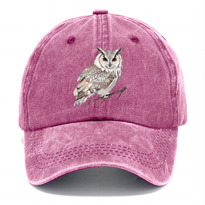 Wise Owl Sketch Classic Cap