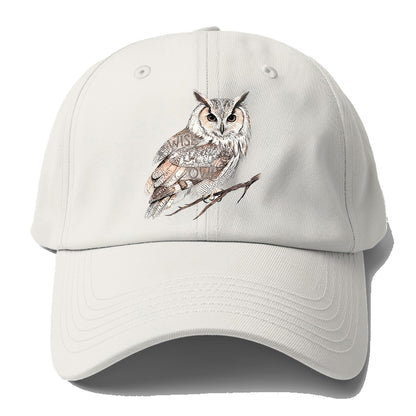 Wise Owl Sketch Baseball Cap