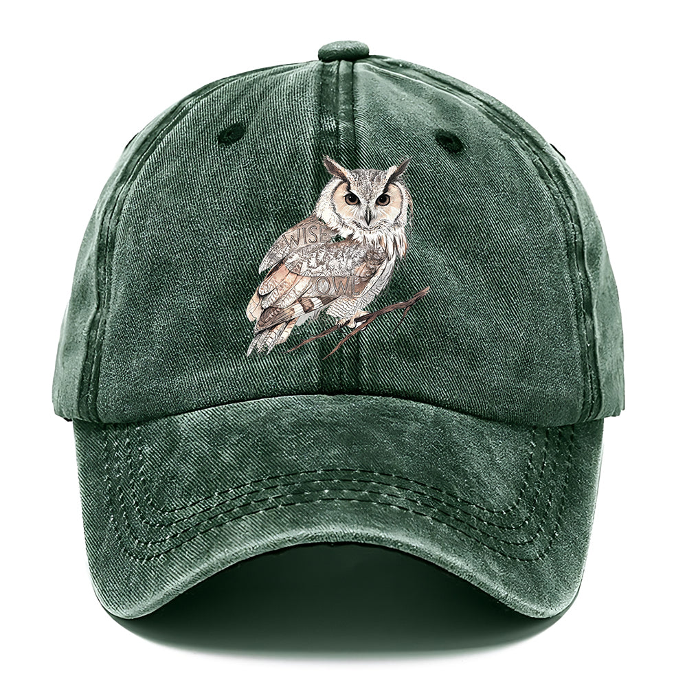 Wise Owl Sketch Classic Cap
